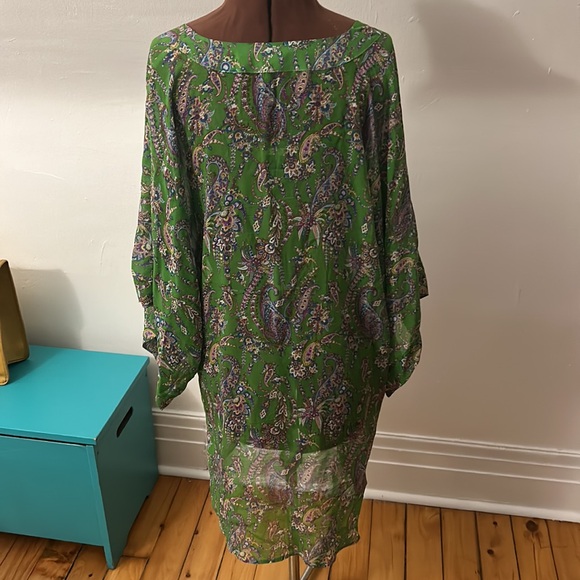 Amrita Singh one size 100% silk tunic - Picture 2 of 5